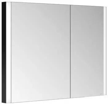 KEUCO Somaris Wandeinbau-Spiegelschrank 1000mm mit Spiegelheizung schwarz matt (14513372201)