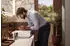 Hansgrohe Xevolos E Hochschrank Korpus sandbeige matt Front Textil Dunkelgrau Sandbeige Matt (54222660)