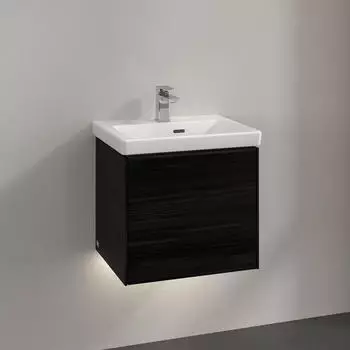 Villeroy & Boch Subway 3.0 Waschbeckenunterschrank black oak (C580L1AB)