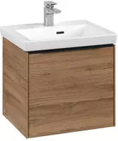 V&B Waschtischunterschrank Subway 3.0 47,3x42,9x40,8cm, m LE/Gr vo bla, Kan Oa