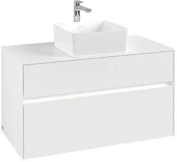 Villeroy & Boch Collaro Waschtischunterschrank, h&auml;ngend, 2 Schubladen, 1000x548x500mm (C03800AA)
