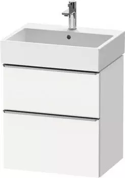 Duravit D-Neo Waschtischunterschrank wandh&auml;ngend 2 Schubladen 584x442x625mm Wei&szlig; Matt (DE4371070180000)