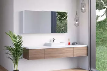 Schneider Easy Spiegelschrank 2 T&uuml;ren ohne Beleuchtung (177.100.00.02)