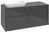 Villeroy & Boch Collaro Waschtischunterschrank 1200x548x500mm Glossy Grey (C11300FP)