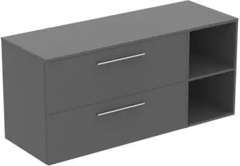 Ideal Standard i.life B Waschtischunterschrank ohne Ausschnitt, 2 Auszüge (T5761NG)