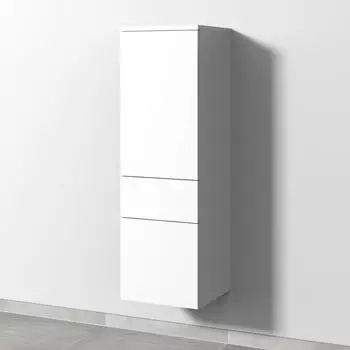Sanipa 2morrow Mittelschrank 350×1105×350mm Weiß matt, Anschlag links (P227501L)