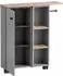 Schildmeyer Lugo Unterschrank Bad 70,7x76,8x17cm Platingrau/Wildeiche (157452)