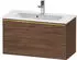 Duravit D-Neo mit 1 Auszug Griff Gold Poliert 810 x 440 x 372 mm Nussbaum dunkel Matt DE4269034210000