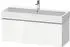 Duravit D-Neo mit 1 Auszug Griff Chrom Hochglanz 1184 x 440 x 442 mm Weiß Hochglanz DE4275010220000