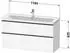 Duravit D-Neo mit 2 Auszügen Griff Edelstahl Gebürstet 1184 x 625 x 452 mm Eiche Marmoriert Matt DE4391070550000