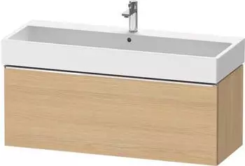 Duravit D-Neo mit 1 Auszug Griff Chrom Hochglanz 1184 x 440 x 442 mm Eiche Natur Matt DE4275010300000