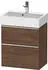 Duravit D-Neo mit 2 Auszügen Griff Chrom Hochglanz 584 x 625 x 372 mm Nussbaum dunkel Matt DE4329010210000