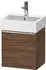 Duravit D-Neo mit 1 Tür Anschlag rechts Griff Chrom Hochglanz 434 x 440 x 322 mm Nussbaum dunkel Matt DE4217R10210000