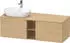 Duravit D-Neo Konsolenwaschtischunterschrank für Becken links mit 2 Auszügen und 2 Fächern Griff Gold Poliert 1400 x 459 x 550 mm -... DE4950L34300000