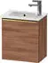 Duravit D-Neo mit 1 Tür Anschlag links Griff Gold Poliert 410 x 440 x 274 mm Nussbaum Natur Matt DE4259L34790000