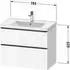 Duravit D-Neo für 236780 mit 2 Auszügen Griff Chrom Hochglanz 784 x 625 x 452 mm Betongrau Matt DE4355010070000