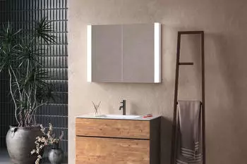 Schneider ELS1 Spiegelschrank 1-t&uuml;rig LED 4000K 60x70x14cm wei&szlig; (175.060.01.02)