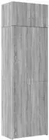 vidaXL Hochschrank Grau Sonoma 70x42,5x225 cm Holzwerkstoff