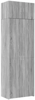 vidaXL Schrank Grau Sonoma 70x42,5x225cm Holzwerkstoff (3281327)