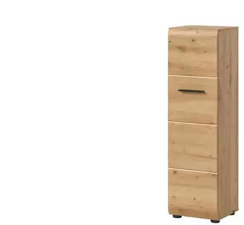 xonox.home Ice Badschrank Artisan Oak Melamin 30x106x30cm (X86G2703)