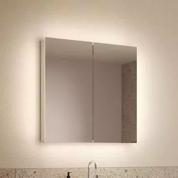 Schneider ADVANCED Line Comfort Spiegelschrank 2 T&uuml;ren 70x71.5cm wei&szlig; (194.070.02.02)