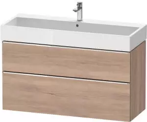 Duravit D-Neo Waschtischunterschrank wandh&auml;ngend 118,4x44,2x62,5cm Eiche marmoriert (DE4375010550000)