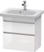Duravit DuraStyle Waschtisch-Unterschrank DS647904318 58 x 36,8 cm, basalt matt/wei&szlig;
