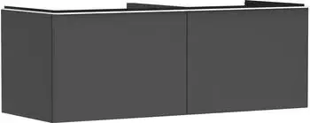 Hansgrohe Xelu Q 136 x 48.5 x 55 cm with 2 drawers diamond grey matt, matt white (54067700)