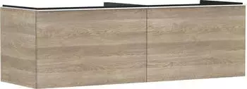 Hansgrohe Xelu Q 156 x 48.5 x 55 cm with 2 drawers natural oak, matt white (54072700)