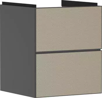 Hansgrohe Xevolos E 48 x 55.5 x 47.5 cm for washbasin with 2 drawers slate grey matt (54174390)