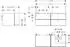 Hansgrohe Xevolos E 137 x 55.5 x 55 cm with 4 drawers right-hand, sand beige matt, sand beige metallic (54240790)