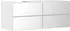 Hansgrohe Xevolos E 137 x 55.5 x 55 cm with 4 drawers left-hand, matt white, metallic white (54236320)