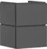 Hansgrohe Xilesa E 48 x 47 cm, 2 drawers slate grey matt (54250760)