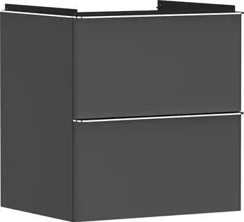 Hansgrohe Xelu Q 58 x 60.5 x 47.5 cm with 2 drawers diamond grey matt, chrome (54024000)