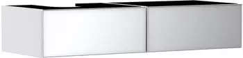 Hansgrohe Xevolos E 137 x 55 x 27.5 cm left-hand, 2 drawers matt white, metallic white finishes (54319320)