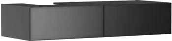 Hansgrohe Xevolos E 137 x 55 x 27.5 cm left-hand, 2 drawers slate grey matt, slate grey metallic (54321770)