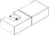 Hansgrohe Xevolos E 137 x 55 x 27.5 cm left-hand, 2 drawers slate grey matt, slate grey metallic (54321770)