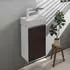 Hansgrohe Xevolos E 34 x 55.5 x 24.5 cm left-hand matt white (54166730)