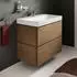 Hansgrohe Xilesa E 78 x 47 cm avec 2 drawers cashmere oak with Push-Open (54296550)