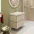 Hansgrohe Xilesa E 78 x 47 cm avec 2 drawers sand beige matt with Push-Open (54296780)