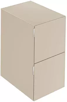 KEUCO Edition 11 Art Sideboard mit zwei Ausz&uuml;gen 400mm glas sand satiniert (32542850401)