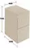 KEUCO Edition 11 Art Sideboard mit zwei Auszügen 400mm glas sand satiniert (32542850401)