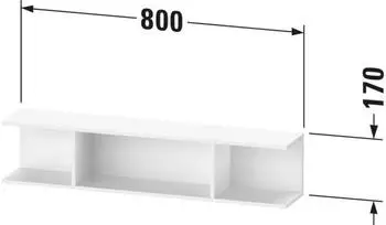 Duravit Ketho.2 Regalelement nussbaum dunkel (K21208021210000)