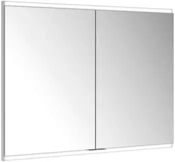 KEUCO Royal Modular 2.0 Spiegelschrank beleuchtet Wandeinbau Aluminium (800210000100000)