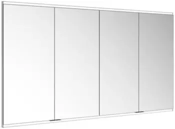 KEUCO Royal Modular 2.0 Spiegelschrank beleuchtet Wandeinbau Aluminium (800410181000400)