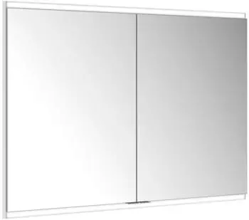 KEUCO Royal Modular 2.0 Spiegelschrank beleuchtet Wandeinbau Aluminium (800210110100000)