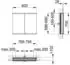KEUCO Royal Modular 2.0 Spiegelschrank beleuchtet Wandeinbau Aluminium (800210080000000)