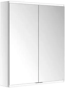 KEUCO Royal Modular 2.0 Spiegelschrank beleuchtet Wandvorbau Aluminium (800211081100000)