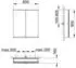 KEUCO Royal Modular 2.0 Spiegelschrank beleuchtet Wandvorbau Aluminium (800211081100000)