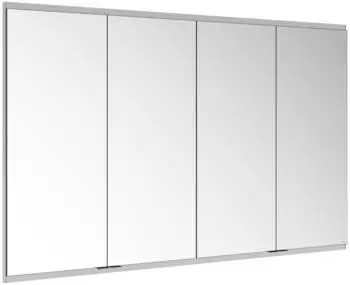 KEUCO Royal Modular 2.0 Spiegelschrank unbeleuchtet Wandeinbau Aluminium (800400161100500)